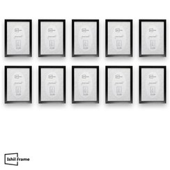 تصویر قاب عکس دوسانتی سایز A4 بسته ۱۰ عددی 