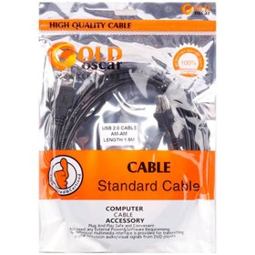تصویر کابل لینک گلد اسکار یک و نیم متر usb ۲ 