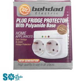 تصویر محافظ یخچال بهداد الکتریک کد 168 دوخانه ارت دار 