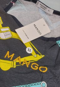 تصویر تیشرت نخی زنانه منگو طرح دار - ایکس لارج XL / ۱۵۵۰۰۰ T-shirt Mango