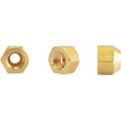 تصویر مهره برنجی مدل NCH سایز 1/4 اینچ NCH Brass Nut 1/4 inch
