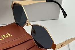 تصویر عینک آفتابی زنانه سلین فریم چند ضلعی قهوه ای مدل 2382/2 