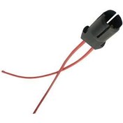 تصویر سوکت جالامپی آریایی چراغ جلو _ چراغ شب سمند و پژو جدید (14mm) سیم 1 طول 16 cm کد PYS114 