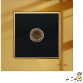 تصویر کلید و پریز ویرا مدل امگا ا Veera Switch And Sockets Gold Gold Black Omega Veera Switch And Sockets Gold Gold Black Omega