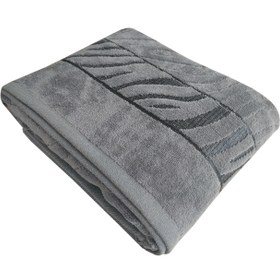 تصویر حوله حمام طرح ببر نساجی دُر هنر یزد سایز ۹۰×۱۵۰ سانتیمتر 