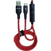 تصویر کابل تایپ سی کلومن مدل KD-L66 طول 1 متر Koluman KD-L66 USB-C to USB 1m Cable