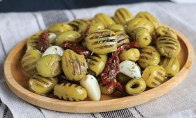 تصویر زیتون کبابی درشت 