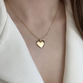 تصویر آویز قلب آینه‌ای 