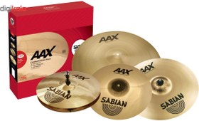تصویر پک سنج و هاي هت سابين سري AAX مدل PW1 ا Sabian AAX PW1 Cymbal and Hi Hat Pack Sabian AAX PW1 Cymbal and Hi Hat Pack