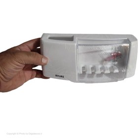 تصویر جا مسواک و خمیردندان اطلس مدل الوند درب دار 