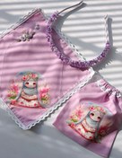 تصویر جانماز جیبی دخترانه فانتزی و شیک جشن تکلیف و جشن عبادت - یاسی 