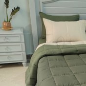 تصویر سرویس روتختی دونفره زمستانی مدل مربع Winter double bedspread set, square model