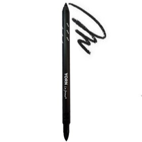 تصویر مداد چشم کربن بلک جدید یورن YORN مدل شو SHOW SHOW YORN LaForme New Carbon Black Show Eyeliner Pencil