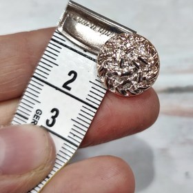 تصویر دکمه دفرمه طرح ملیله شنی (دو سایزی) - طلایی بزرگ 