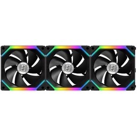 تصویر فن کیس لیان لی UNI Fan SL120 RGB Black بسته 3 عددی 