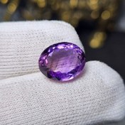 تصویر نگین سنگ آمیتیست معدنی کد 36487 