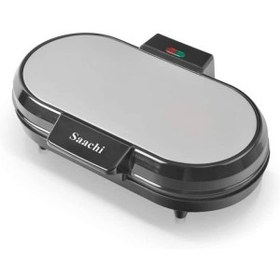 تصویر وافل ساز ساچی، مشکی، NL-WM-1551 Saachi Waffle Maker, Black, NL-WM-1551