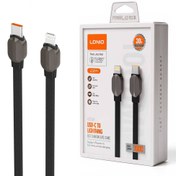 تصویر کابل شارژ تایپ سی به لایتنینگ LDNIO LC211i 30W 1M 30w Fast Charging Data Cable LC211i