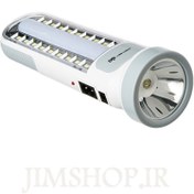 تصویر چراغ رومیزی و چراغ قوه قابل شارژ مدل HG-7102 