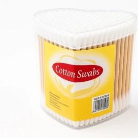 تصویر گوش پاک کن مدل قلبی برند COTTON SWABS 