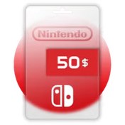 تصویر گیفت کارت 50دلار نینتندو 