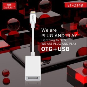 تصویر تبدیل Earldom OT48 OTG Lightning To USB Earldom OT48 OTG Lightning To USB Adapter