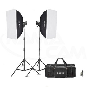 تصویر کیت دوتایی فلاش استودیویی مونولایت گودکس MS200-V Godox MS200-V Studio Flash Monolight (2-Light Kit)