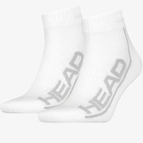 تصویر جوراب تنیس هد مدل نیم ساق سفید HEAD PERFORMANCE QUARTER 2P UNISEX(white) | 791019001-006