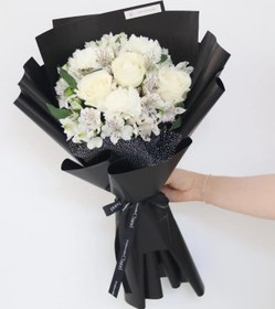 تصویر دسته گل ترحیم آرامش 