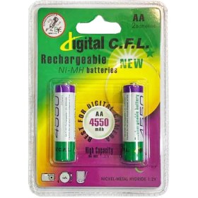 تصویر باتری شارژی قلمی سی اف ال 4550 میلی آمپر مدل CFL CFL Rechargable Battery AA 4550mAh