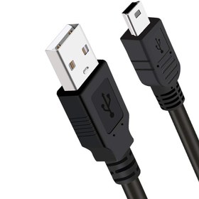 تصویر کابل دیتا Mini USB برند MW-NET به طول 1.5 متر ا MW-NET 1.5m 5Pin Mini USB Cable MW-NET 1.5m 5Pin Mini USB Cable