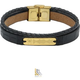 تصویر دستبند طلا فرکانس صدا مدل Luna 