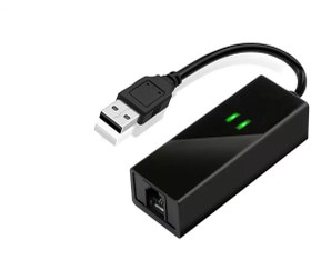 تصویر فکس مودم USB دل مدل RJ11 External Fax Modem USB DELL