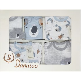 تصویر ست لباس نوزده تکه بیمارستانی نوزاد پسرانه طرح کوآلا و ماه دانالو Danaloo Danaloo Koala & Moon 19-Piece Baby Boy Hospital Clothing Set