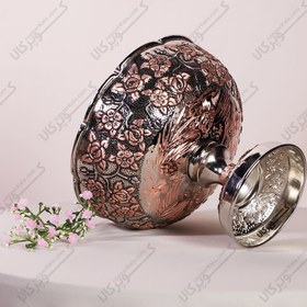 تصویر سرویس پذیرایی مسی رزگل الماس تراش 