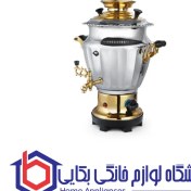 تصویر سماور برقی عالی نسب مدل الماس نفیس طلایی- 7 لیتری 