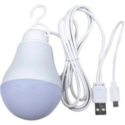 تصویر لامپ LED آویز دار usb خور - مشکی LED LAMP