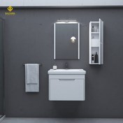 تصویر روشویی کابینتی دیواری مدل آذین 