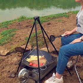 تصویر استند منقل سفری 70cm 