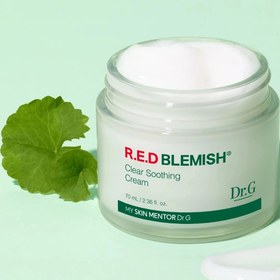 تصویر کرم آبرسان و تسکین دهنده رد بلمیش دکتر جی Dr.G Red Blemish Clear Soothing Cream