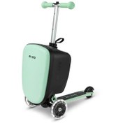 تصویر اسکوتر چمدانی جمع شو نعنایی مدل Micro - Luggage - Junior Mint _اسکوتر 