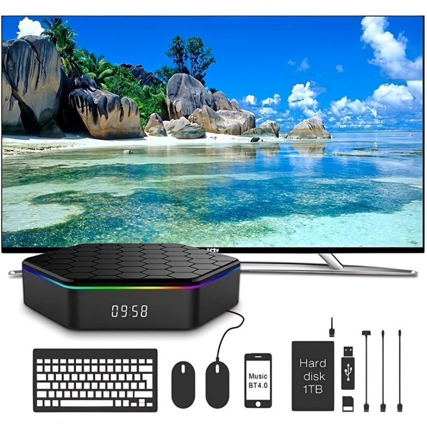 خرید و قیمت پخش کننده تلویزیون پرودو Porodo TV Box Ultra ATVBX | ترب