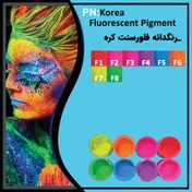 تصویر رنگ پودری (پیگمنت) فلورسنت | کره ای | 8 رنگ 