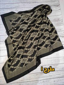 تصویر روسری مجلسی ترک طرح ۱ 