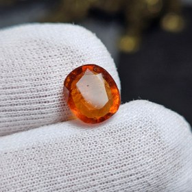 تصویر نگین سنگ طبیعی گارنت معدنی کد 36880 