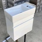 تصویر روشویی کابینتی کوچک ضد آب PVC کد ۳۲۲ 