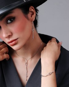تصویر 0418. ست نقره مدل گره - فقط 