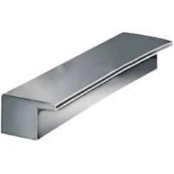 تصویر آبنما دیواری استیل طراحی مدرن با جریان یکنواخت آب 