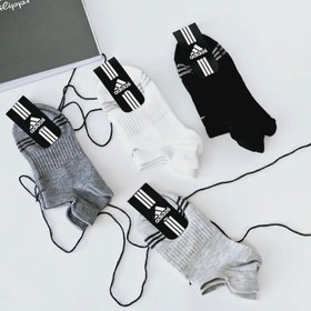 تصویر جوراب بچگانه طرح adidas 