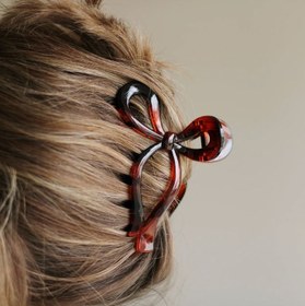 تصویر کلیپس نشکن پاپیونی - مشکی 